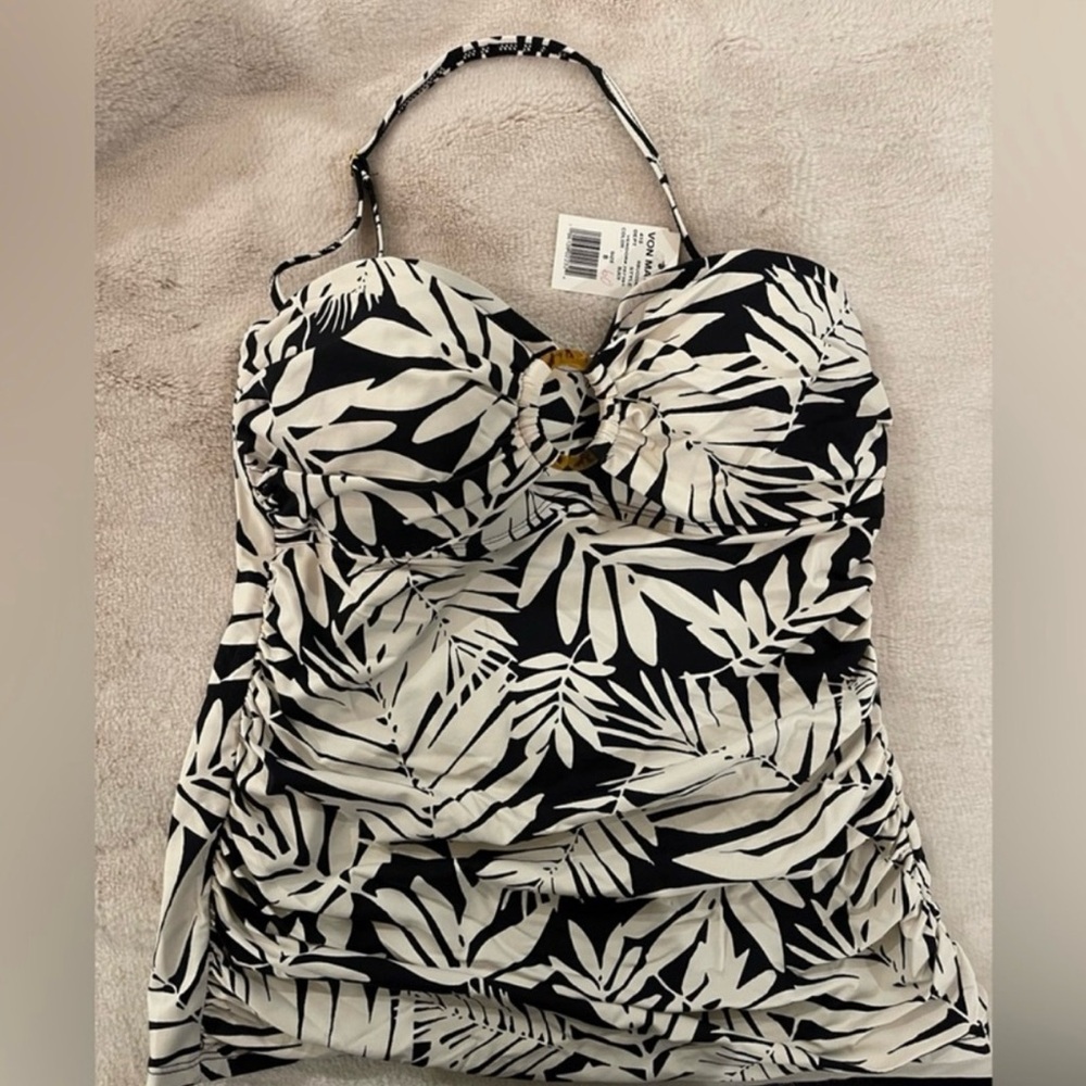 Bleu Rod Beattie Swimsuit with Tropical Print